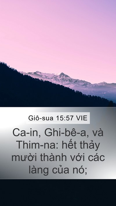 Giô-sua 15:57 VIE Bible Verse Image