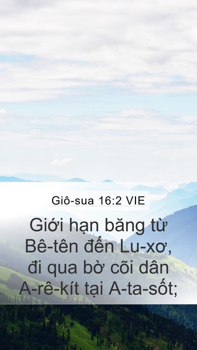 Giô-sua 16:2 VIE Bible Verse Image