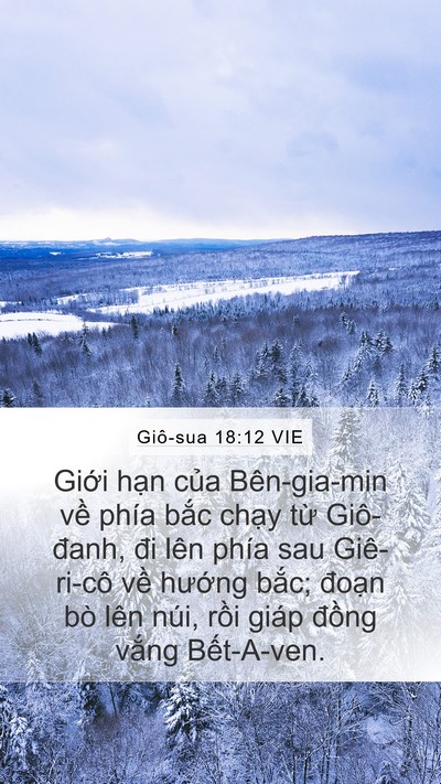 Giô-sua 18:12 VIE Bible Verse Image
