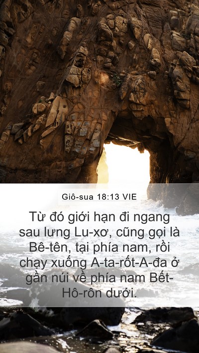 Giô-sua 18:13 VIE Bible Verse Image