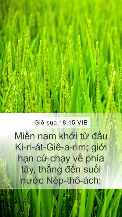 Giô-sua 18:15 VIE Bible Verse Image