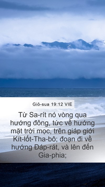 Giô-sua 19:12 VIE Bible Verse Image