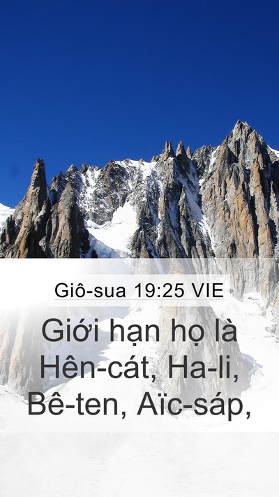 Giô-sua 19:25 VIE Bible Verse Image