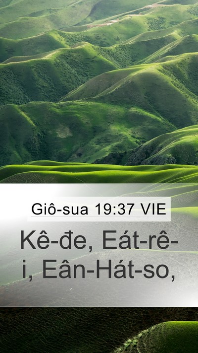 Giô-sua 19:37 VIE Bible Verse Image