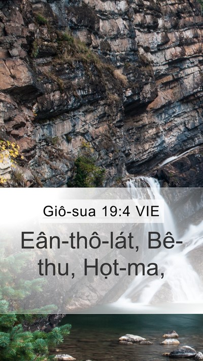 Giô-sua 19:4 VIE Bible Verse Image
