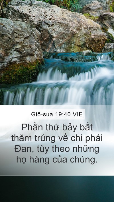 Giô-sua 19:40 VIE Bible Verse Image