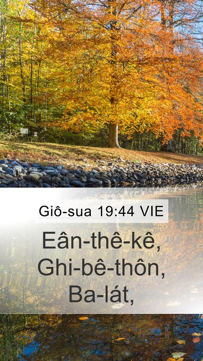 Giô-sua 19:44 VIE Bible Verse Image