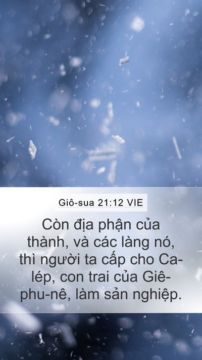 Giô-sua 21:12 VIE Mobile Phone Wallpaper - Còn địa phận của thành, và các làng - Mobile Bible Verse Wallpaper