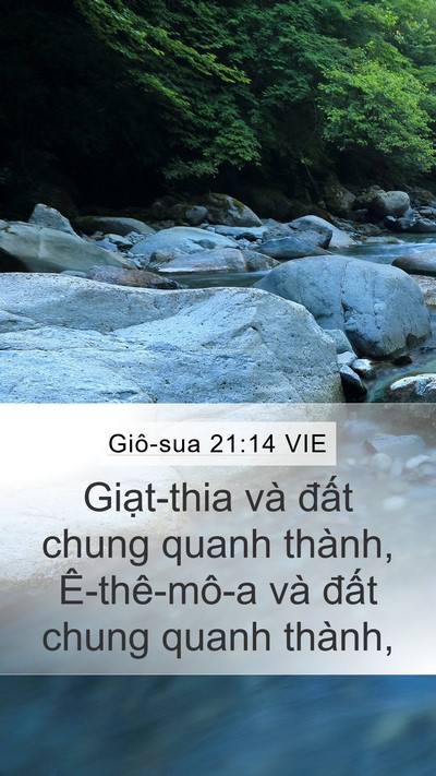 Giô-sua 21:14 VIE Bible Verse Image