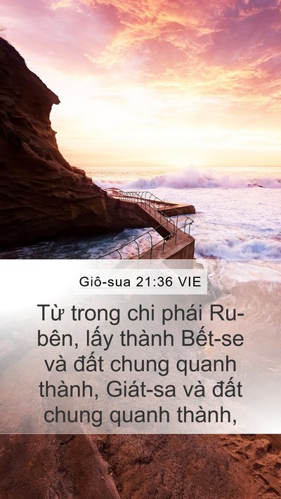 Giô-sua 21:36 VIE Bible Verse Image