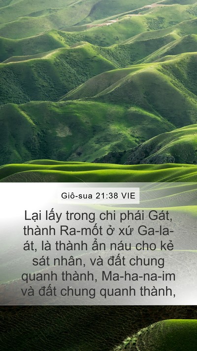 Giô-sua 21:38 VIE Bible Verse Image