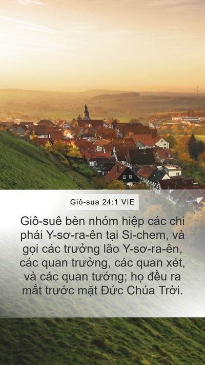 Giô-sua 24:1 VIE Bible Verse Image