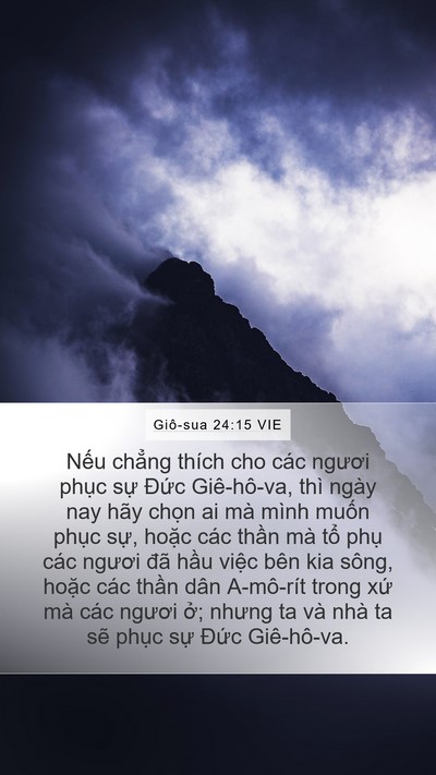 Giô-sua 24:15 VIE Bible Verse Image