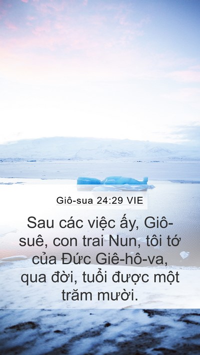 Giô-sua 24:29 VIE Bible Verse Image