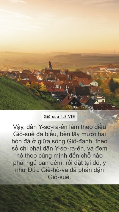 Giô-sua 4:8 VIE Bible Verse Image