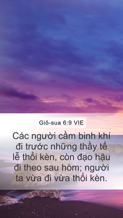 Giô-sua 6:9 VIE Bible Verse Image