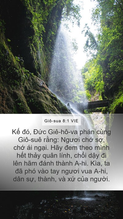 Giô-sua 8:1 VIE Bible Verse Image