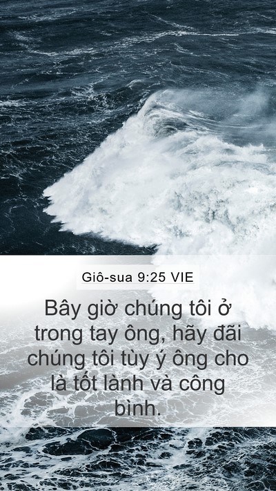 Giô-sua 9:25 VIE Bible Verse Image