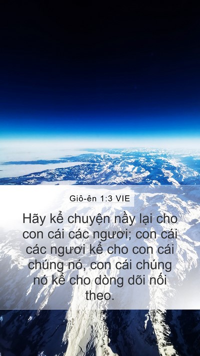 Giô-ên 1:3 VIE Bible Verse Image