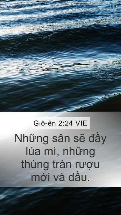 Giô-ên 2:24 VIE Bible Verse Image