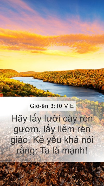 Giô-ên 3:10 VIE Bible Verse Image