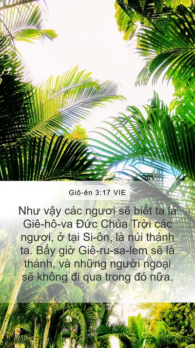 Giô-ên 3:17 VIE Bible Verse Image