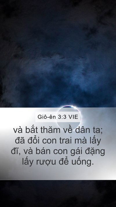 Giô-ên 3:3 VIE Bible Verse Image