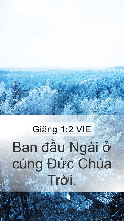 Giăng 1:2 VIE Bible Verse Image