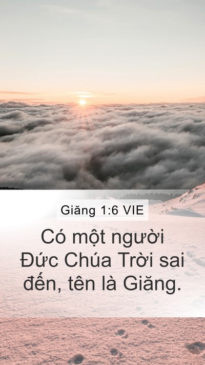 Giăng 1:6 VIE Bible Verse Image