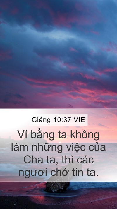 Giăng 10:37 VIE Bible Verse Image