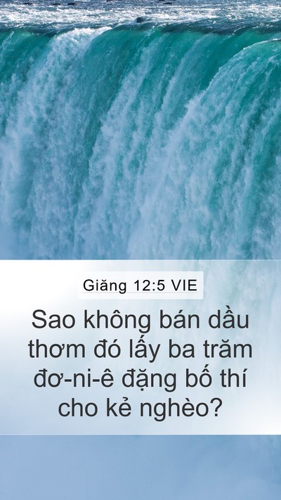 Giăng 12:5 VIE Bible Verse Image