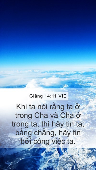 Giăng 14:11 VIE Bible Verse Image