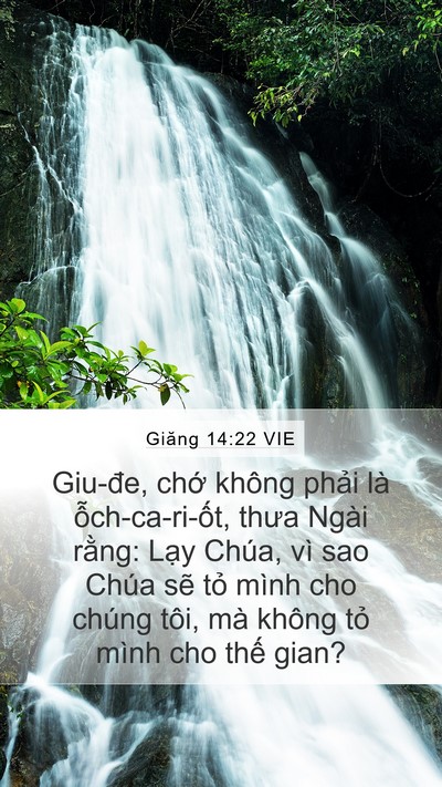 Giăng 14:22 VIE Bible Verse Image