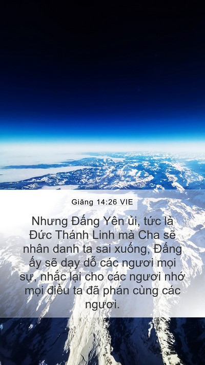 Giăng 14:26 VIE Bible Verse Image