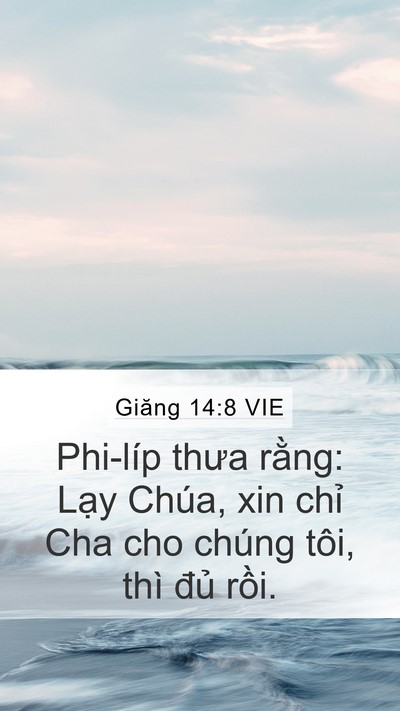 Giăng 14:8 VIE Bible Verse Image