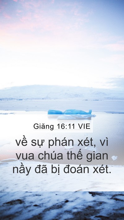 Giăng 16:11 VIE Bible Verse Image