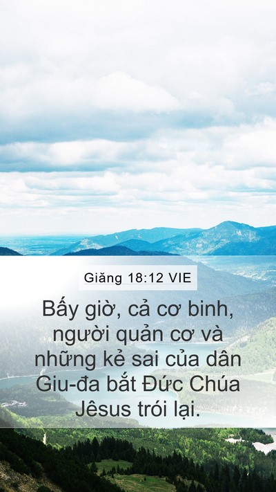 Giăng 18:12 VIE Bible Verse Image