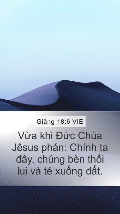 Giăng 18:6 VIE Bible Verse Image