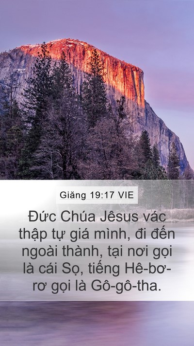 Giăng 19:17 VIE Bible Verse Image