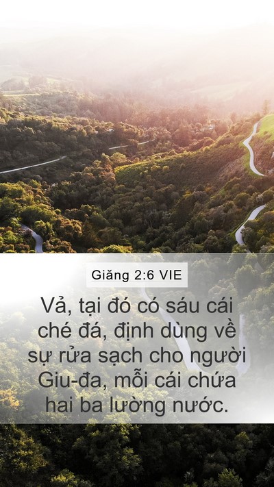 Giăng 2:6 VIE Bible Verse Image