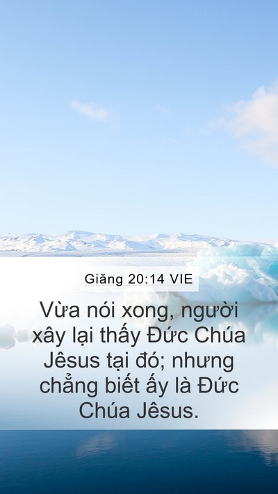 Giăng 20:14 VIE Bible Verse Image