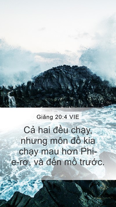 Giăng 20:4 VIE Bible Verse Image