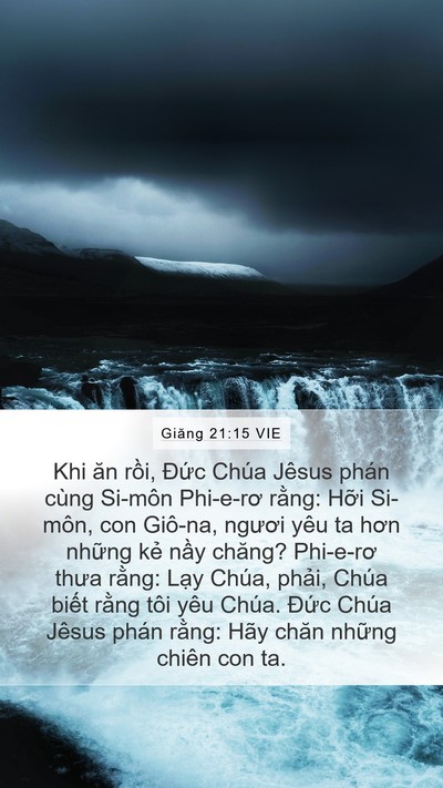 Giăng 21:15 VIE Bible Verse Image