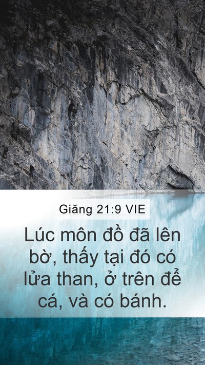 Giăng 21:9 VIE Bible Verse Image