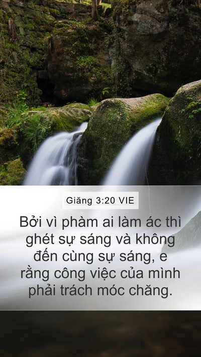 Giăng 3:20 VIE Bible Verse Image