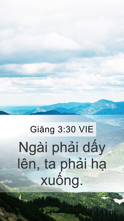 Giăng 3:30 VIE Bible Verse Image
