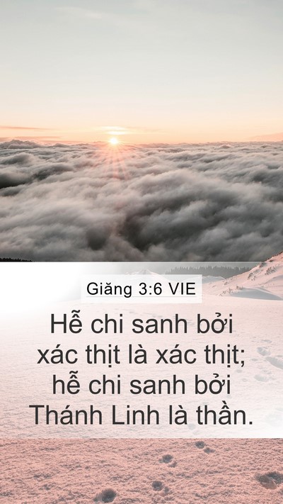 Giăng 3:6 VIE Bible Verse Image