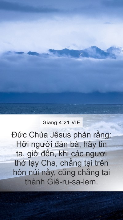 Giăng 4:21 VIE Bible Verse Image