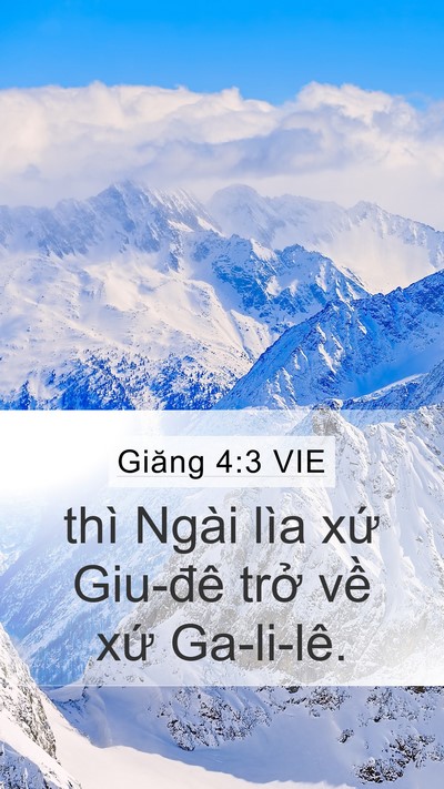 Giăng 4:3 VIE Bible Verse Image
