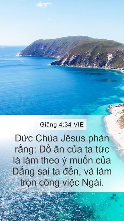 Giăng 4:34 VIE Bible Verse Image